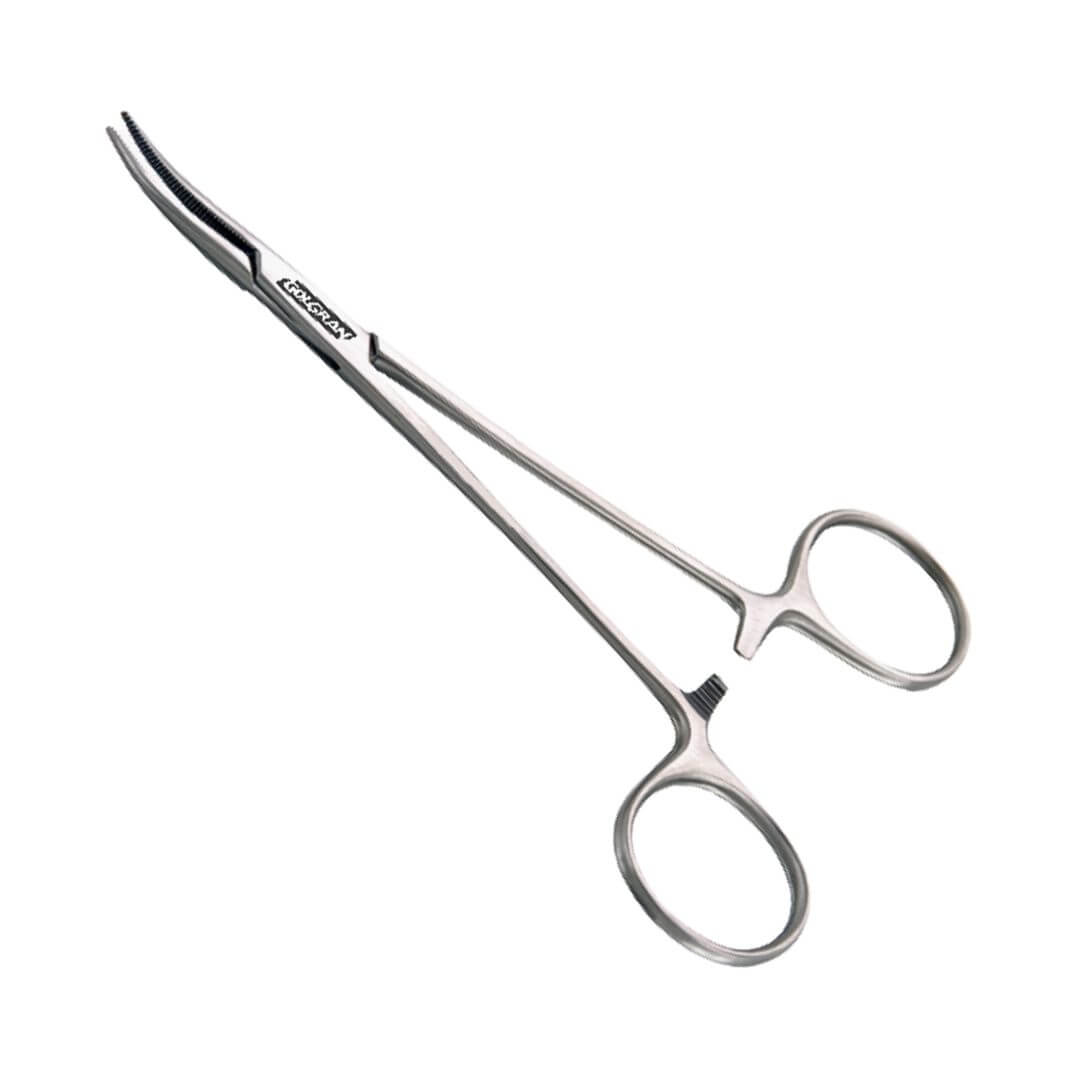 Pinça Halstead Mosquito Curva 12cm Curva - Golgran | Dental Access