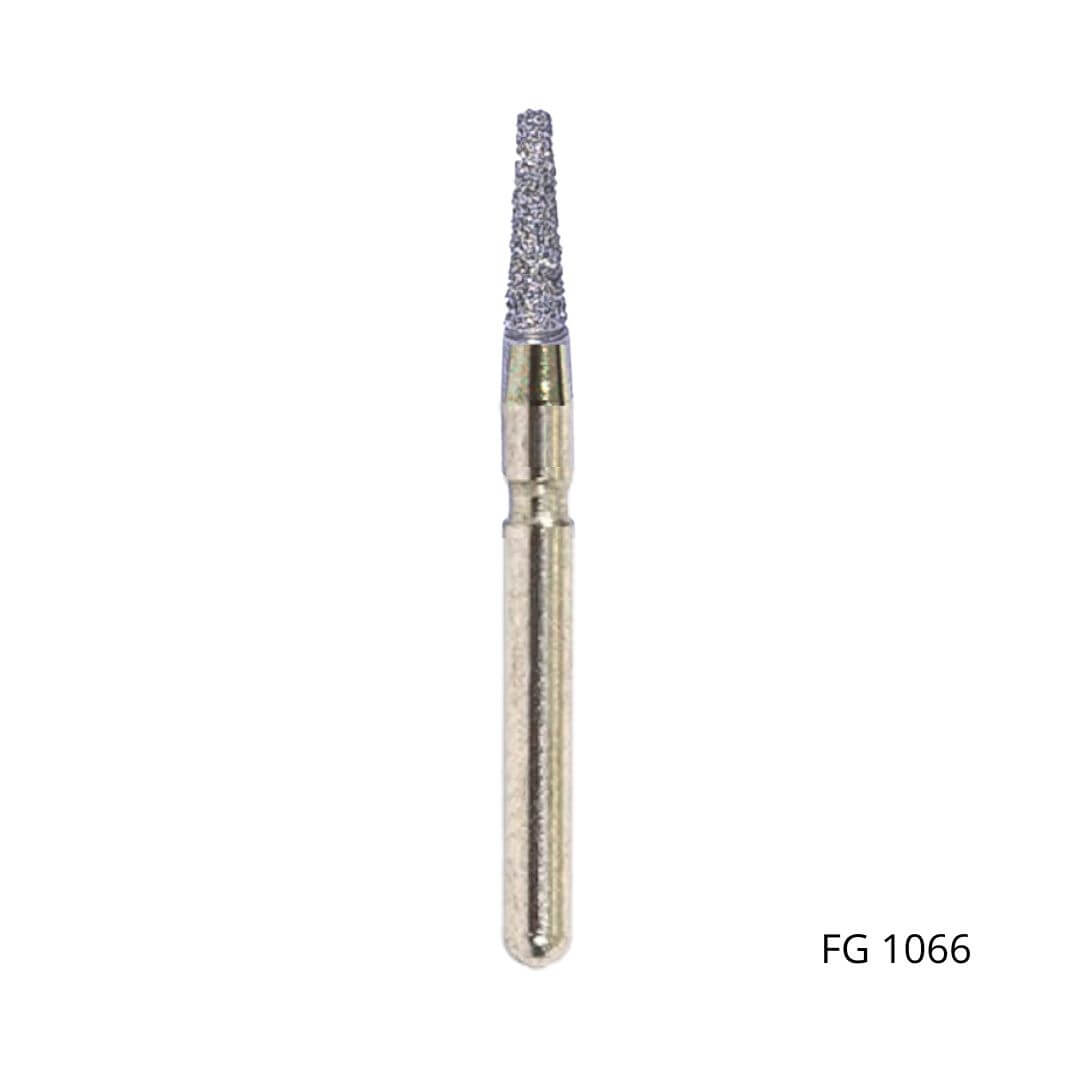 Ponta Diamantada Cônica Extremidade Plana FG - Fava