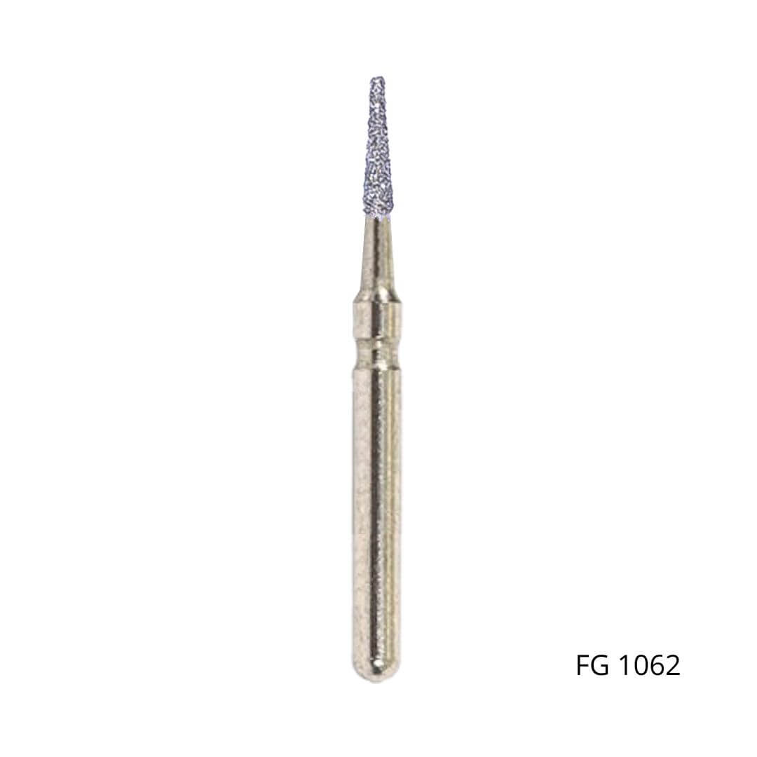 Ponta Diamantada Cônica Extremidade Plana FG - Fava