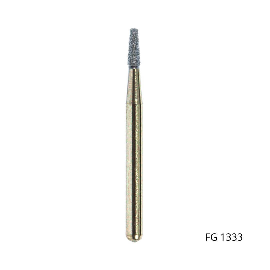 Ponta Diamantada Cônica Extremidade Plana FG - Fava