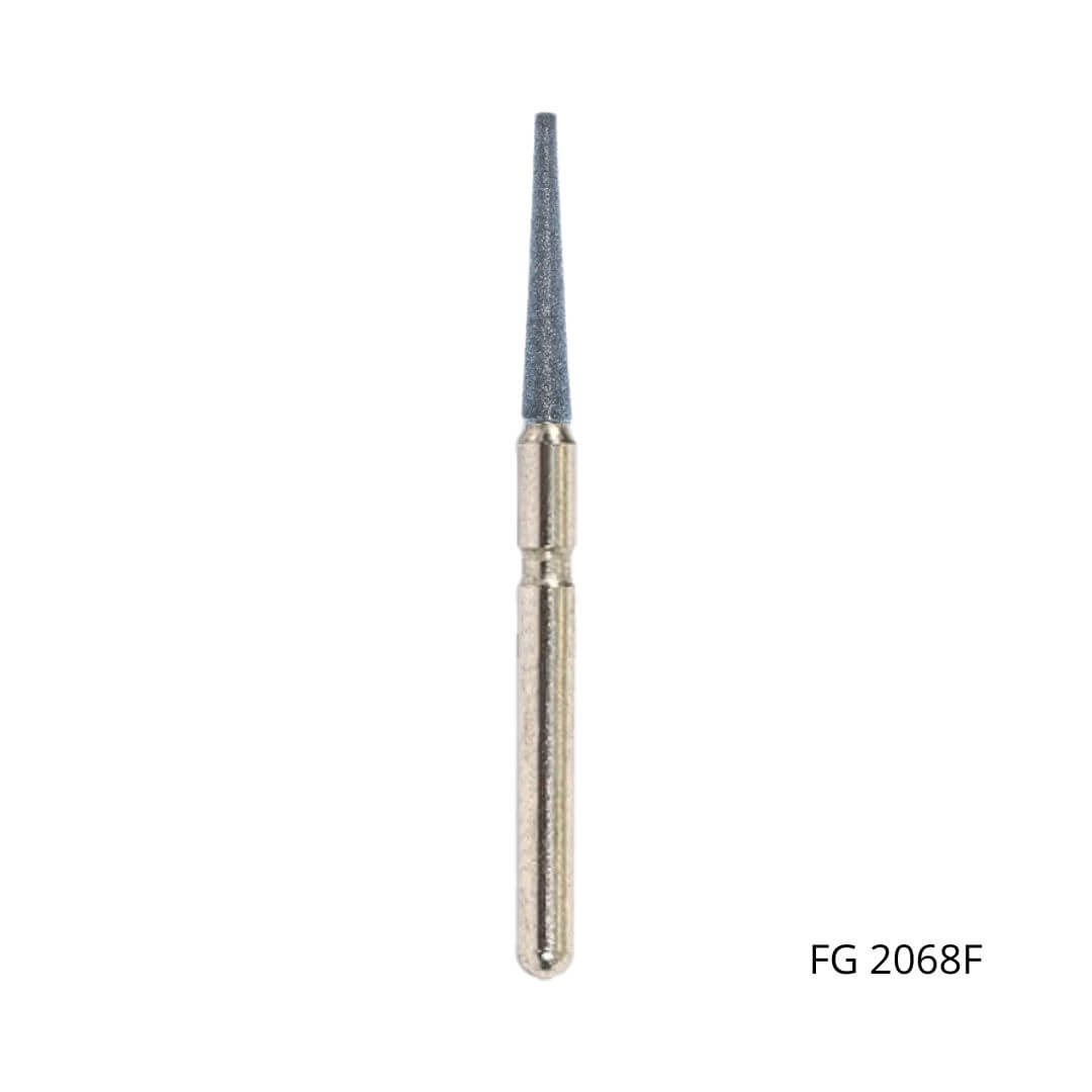 Ponta Diamantada Cônica Extremidade Plana FG - Fava