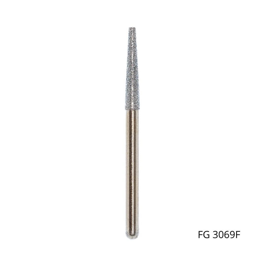 Ponta Diamantada Cônica Extremidade Plana FG - Fava