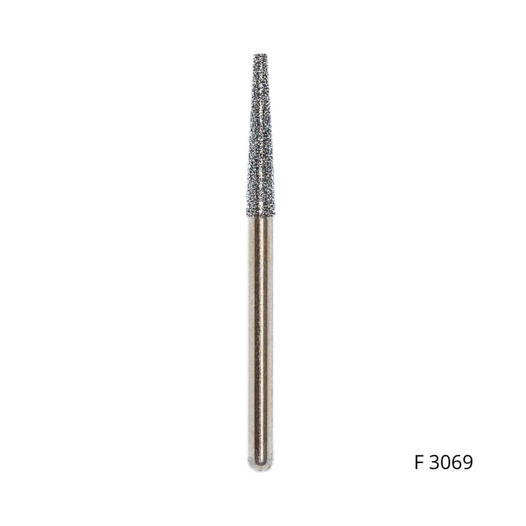 Ponta Diamantada Cônica Extremidade Plana FG - Fava