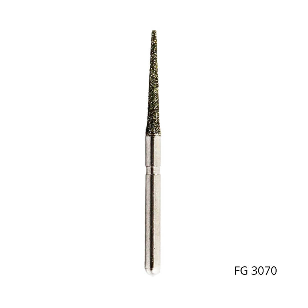 Ponta Diamantada Cônica Extremidade Plana FG - Fava