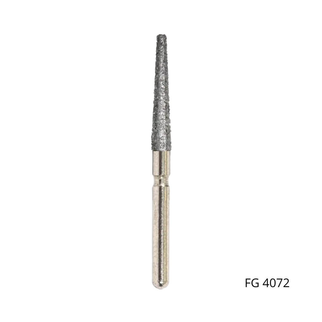 Ponta Diamantada Cônica Extremidade Plana FG - Fava