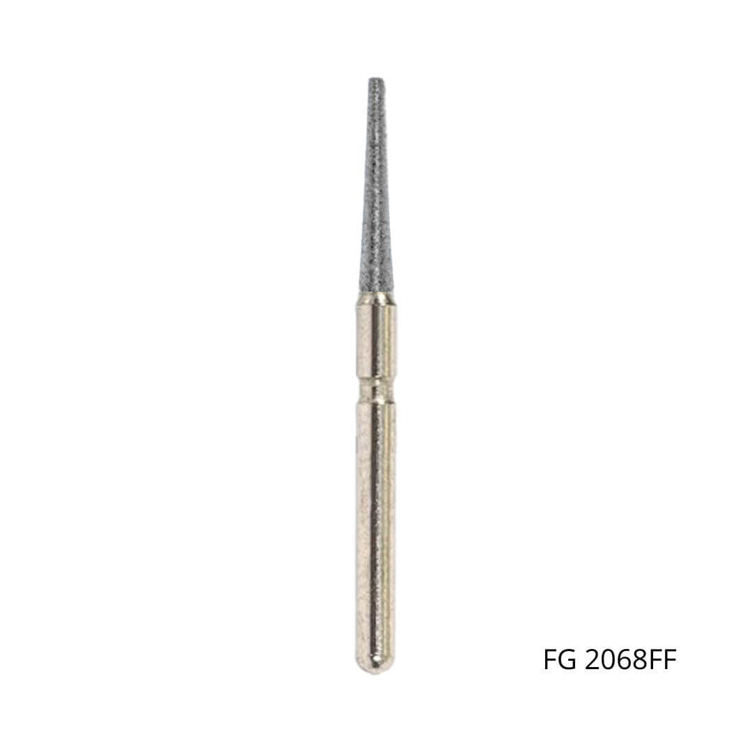 Ponta Diamantada Cônica Extremidade Plana FG - Fava