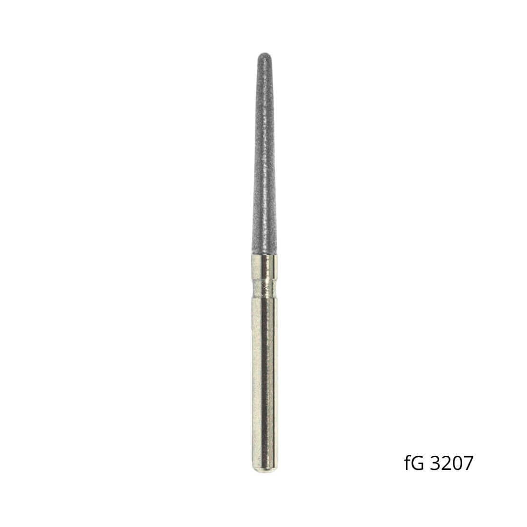 Ponta Diamantada Cônica Extremidade Arredondada FG - Fava