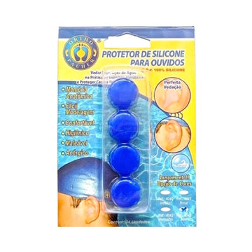 Protetor De Silicone Para Ouvidos 4 Un - Ortho Pauher