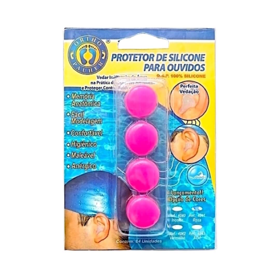 Protetor De Silicone Para Ouvidos 4 Un - Ortho Pauher