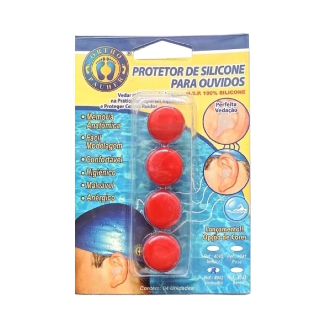 Protetor De Silicone Para Ouvidos 4 Un - Ortho Pauher