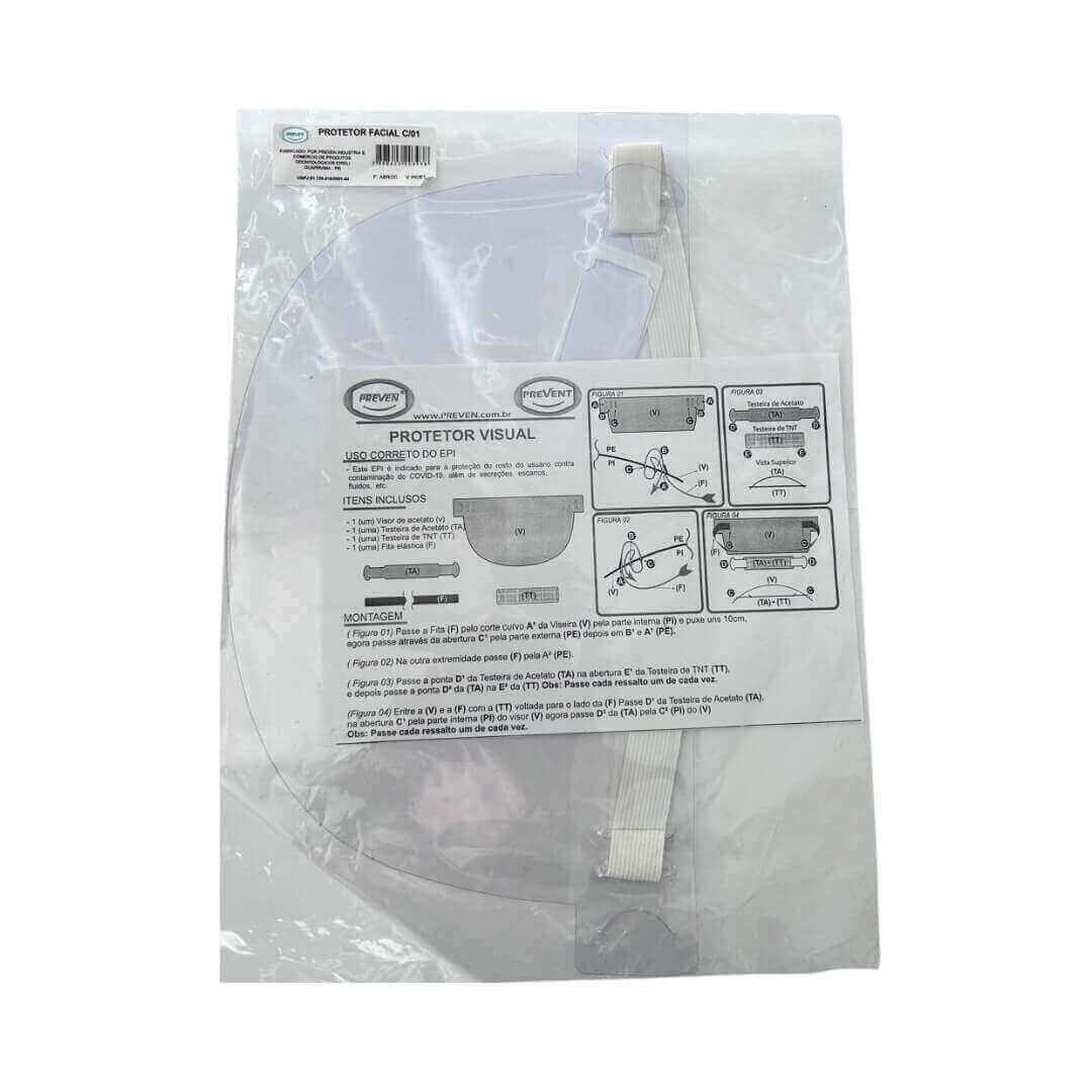 Protetor Facial em Acetato - Preven - Dental Access