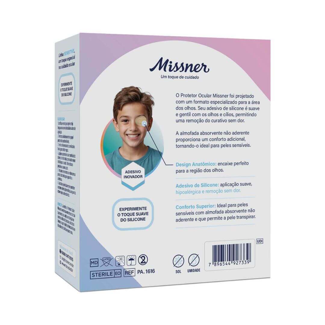 Protetor Ocular Sensitive Adesivo de Silicone - Missner - Dental Access