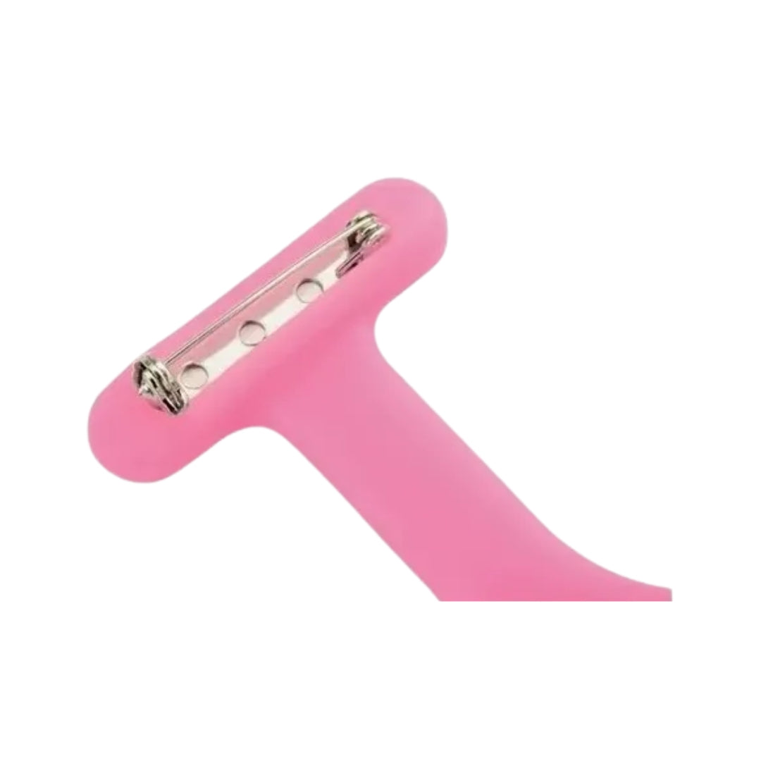 Relógio de Lapela Rosa - Supermedy