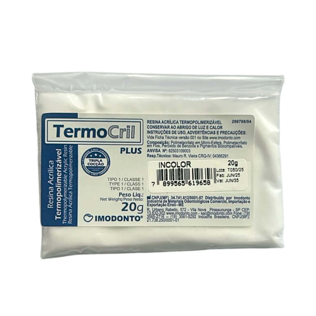 Resina Acrílica Termocril Pó 20g - Imodonto - Dental Access