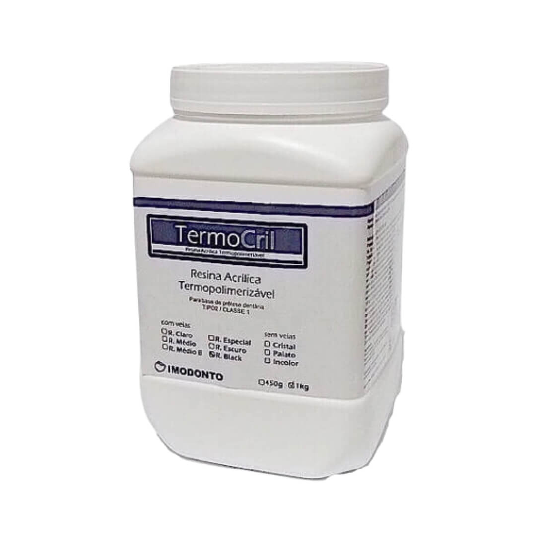 Resina Acrílica Termopolimerizável Pó TermoCril 1kg-Imodonto - Dental Access