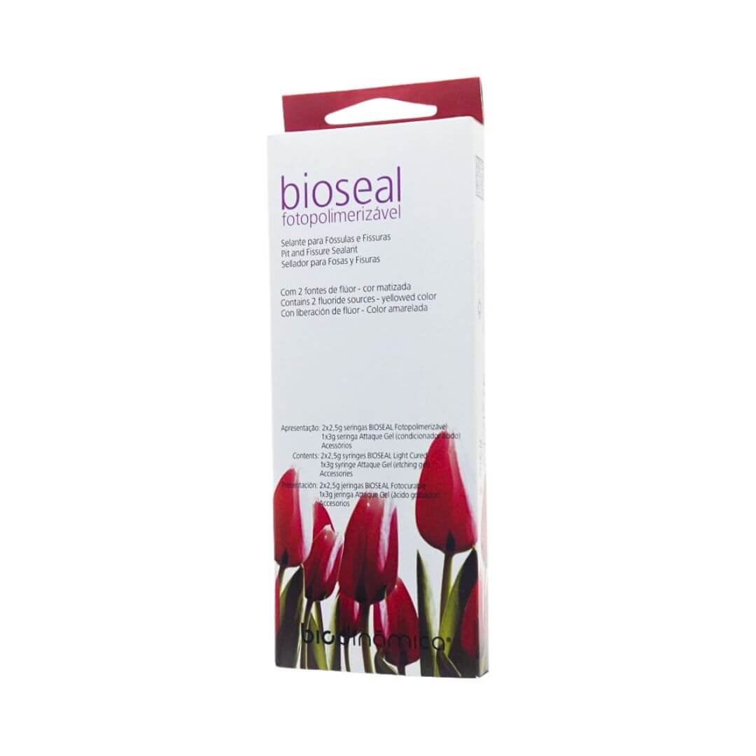Selante Bioseal Fotopolimerizável e Ataque Gel - Biodinâmica - Dental Access