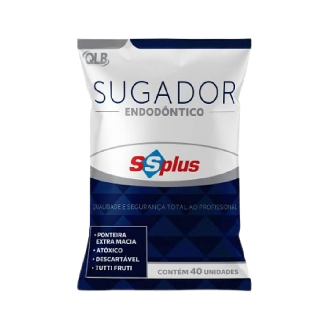 Sugador Endodôntico Descartável Tutti-Frutti 20 Un - SSPLUS - Dental Access