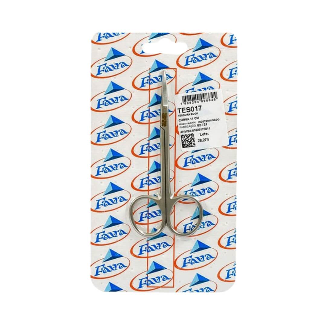 Tesoura Buck Curva 11 cm - Fava