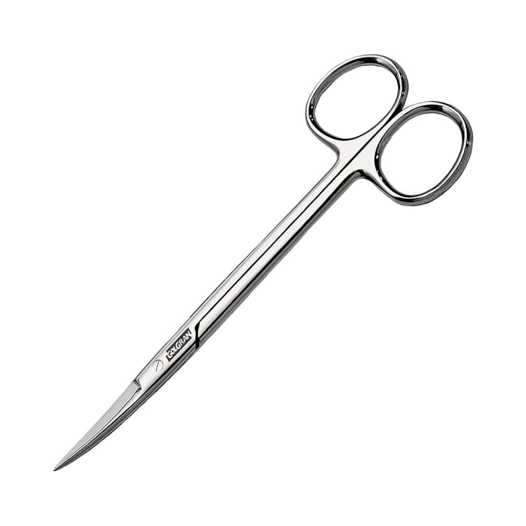 Tesoura Iris 11,5cm Curva - Golgran | Dental Access