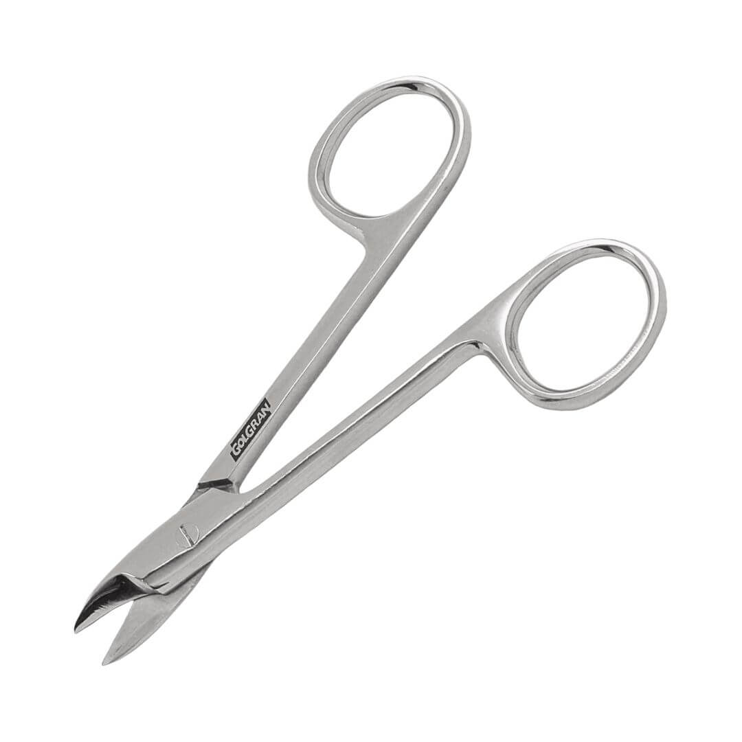 Tesoura Ouro Curva - Golgran | Dental Access