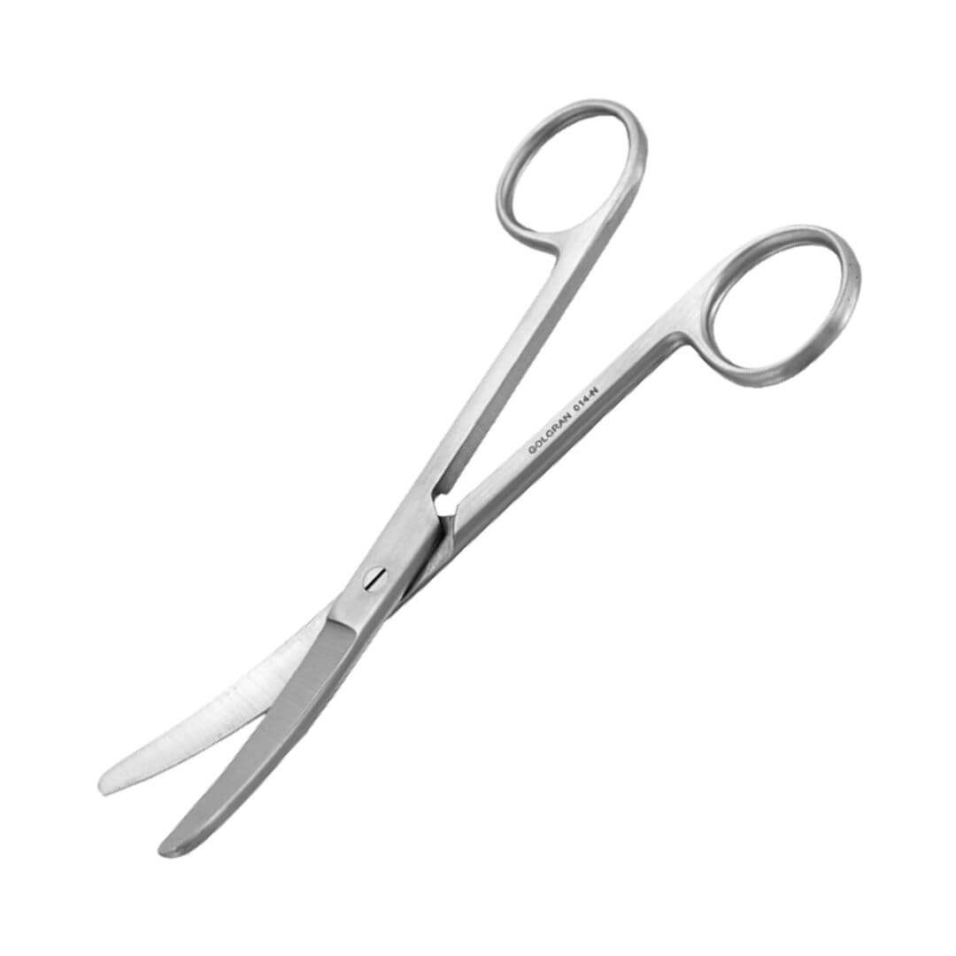Tesoura Cirúrgica Romba-Romba 15cm Curva - Golgran - Dental Access