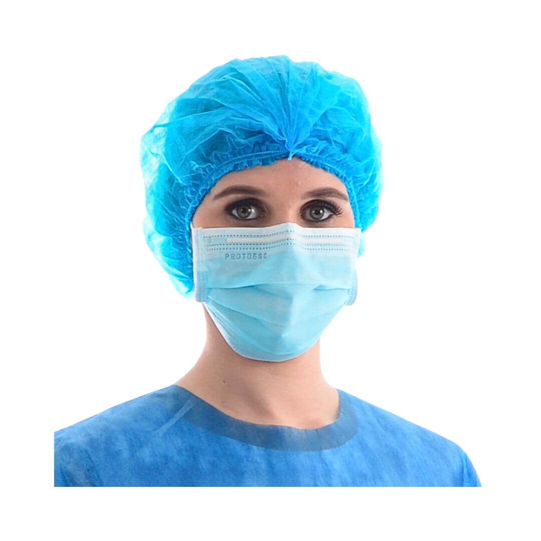 Touca Descartável Sanfonada TNT 100UN - Protdesc