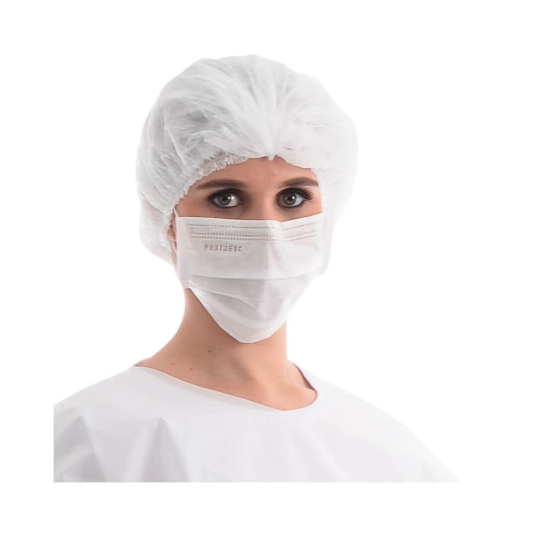 Touca Descartável Sanfonada TNT 100UN - Protdesc