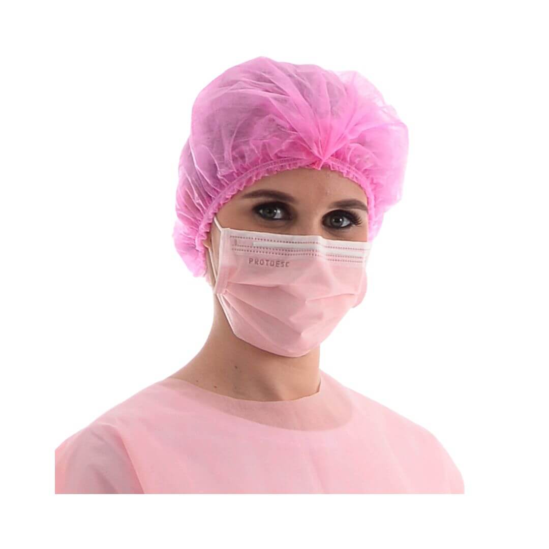 Touca Descartável Sanfonada TNT 100UN - Protdesc