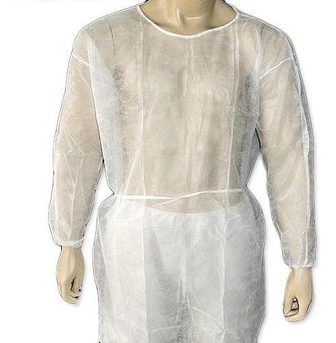 Avental Manga Longa C/ Tiras E Punho Elástico Pct 10un - Sky - Dental Access