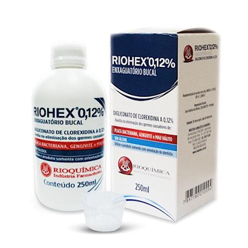 Enxaguatório Bucal Clorexidina 250mL RIOHEX 0,12% - Rioquímica - Dental Access