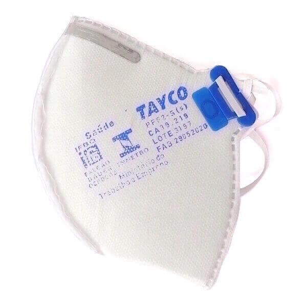 Máscara Respirador 4 Camadas PFF2-S Branca - TAYCO - Dental Access