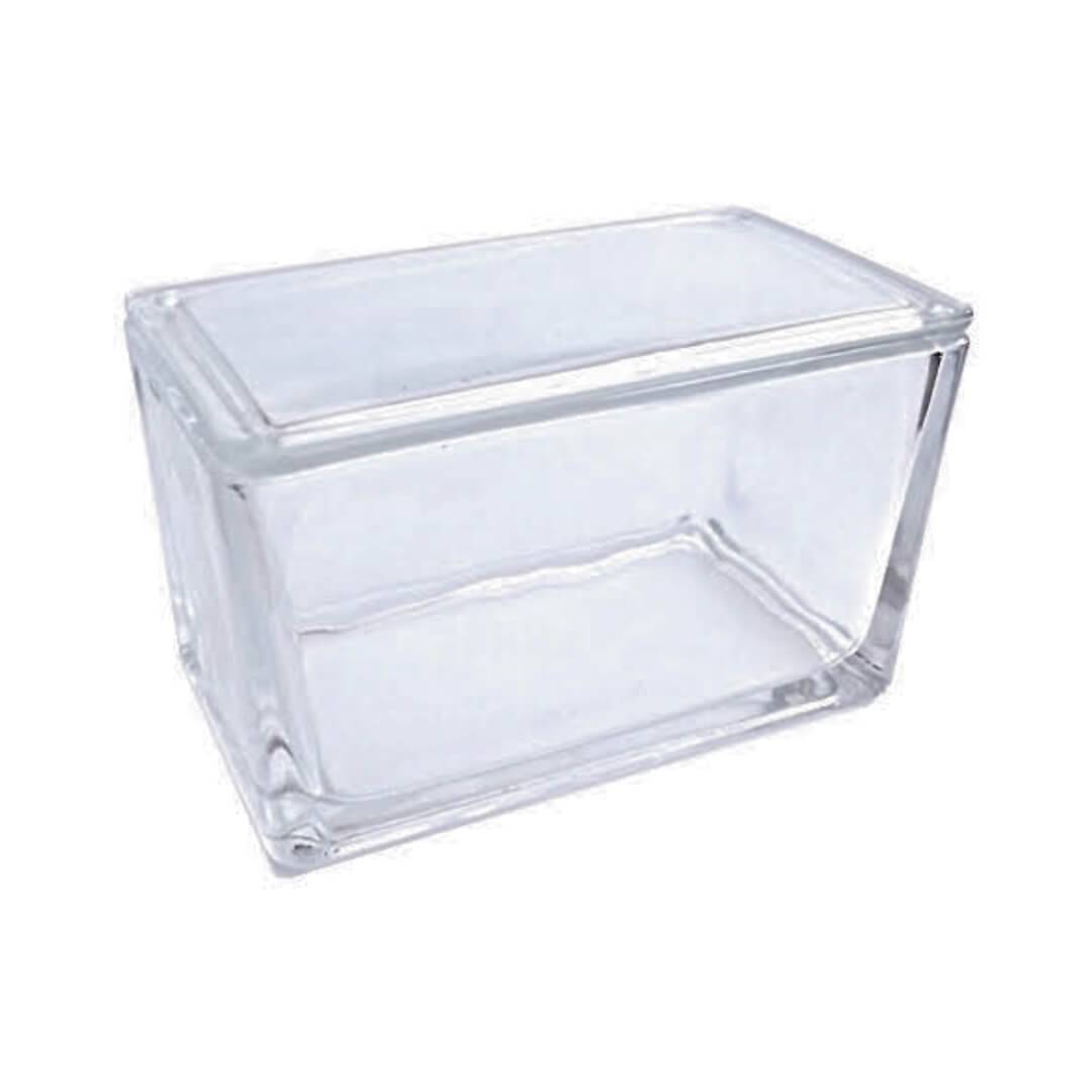 Cuba de Vidro com Tampa para Coloração - Global - Dental Access