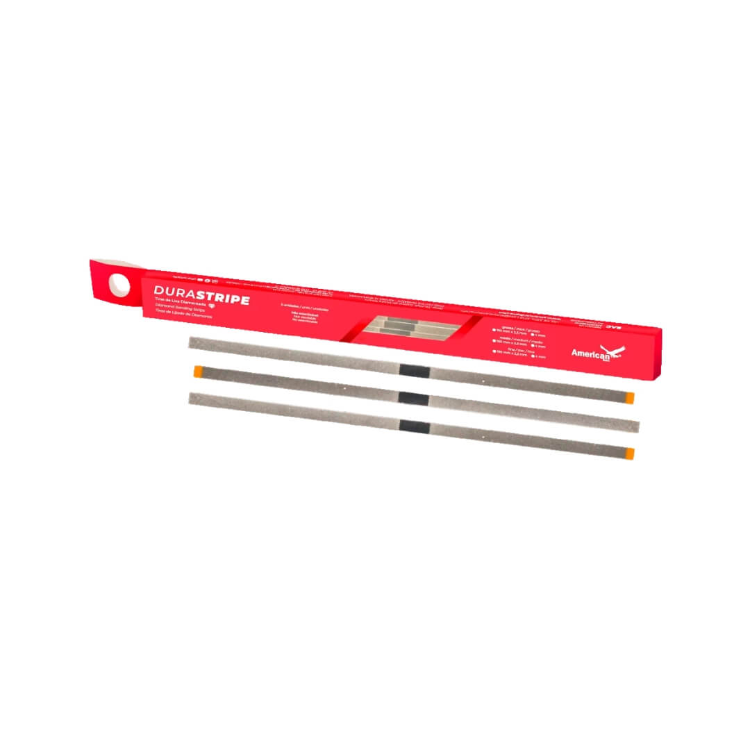 Tira de Lixa Diamantada Fina Durastripe  - American Burrs - Dental Access
