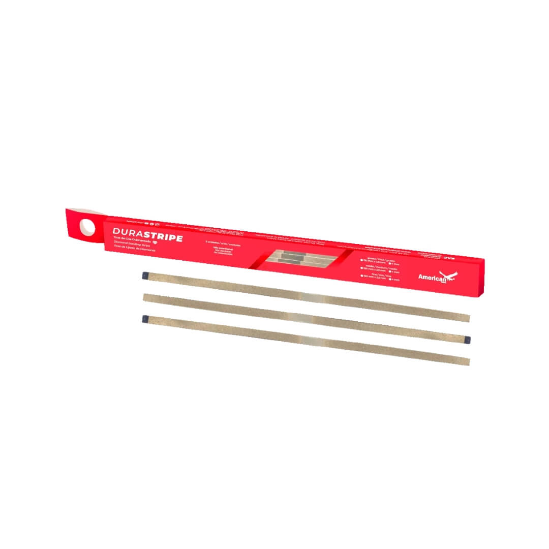 Tira de Lixa Diamantada Média Durastripe  - American Burrs - Dental Access