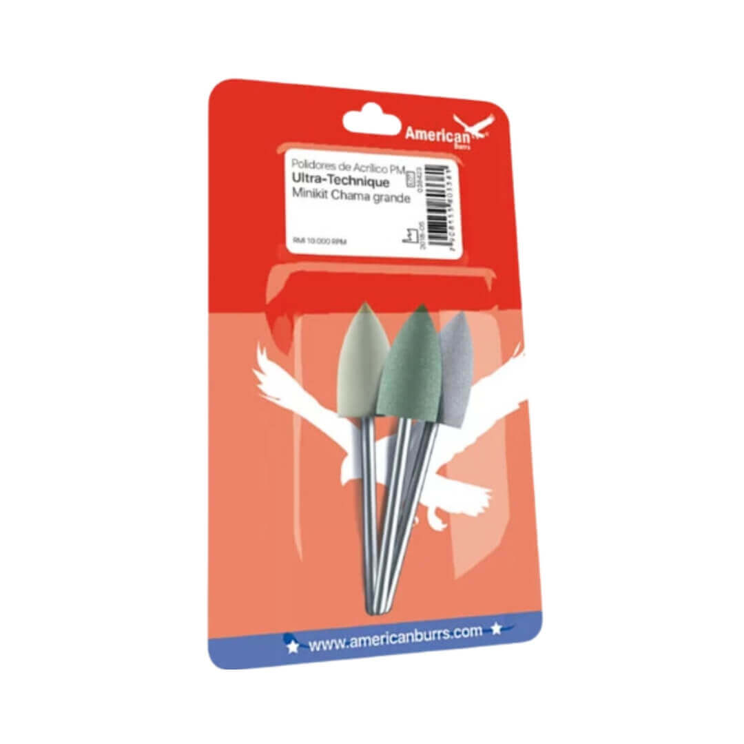 Minikit de Polidores PM Ultra-Techinique - American Burrs - Dental Access