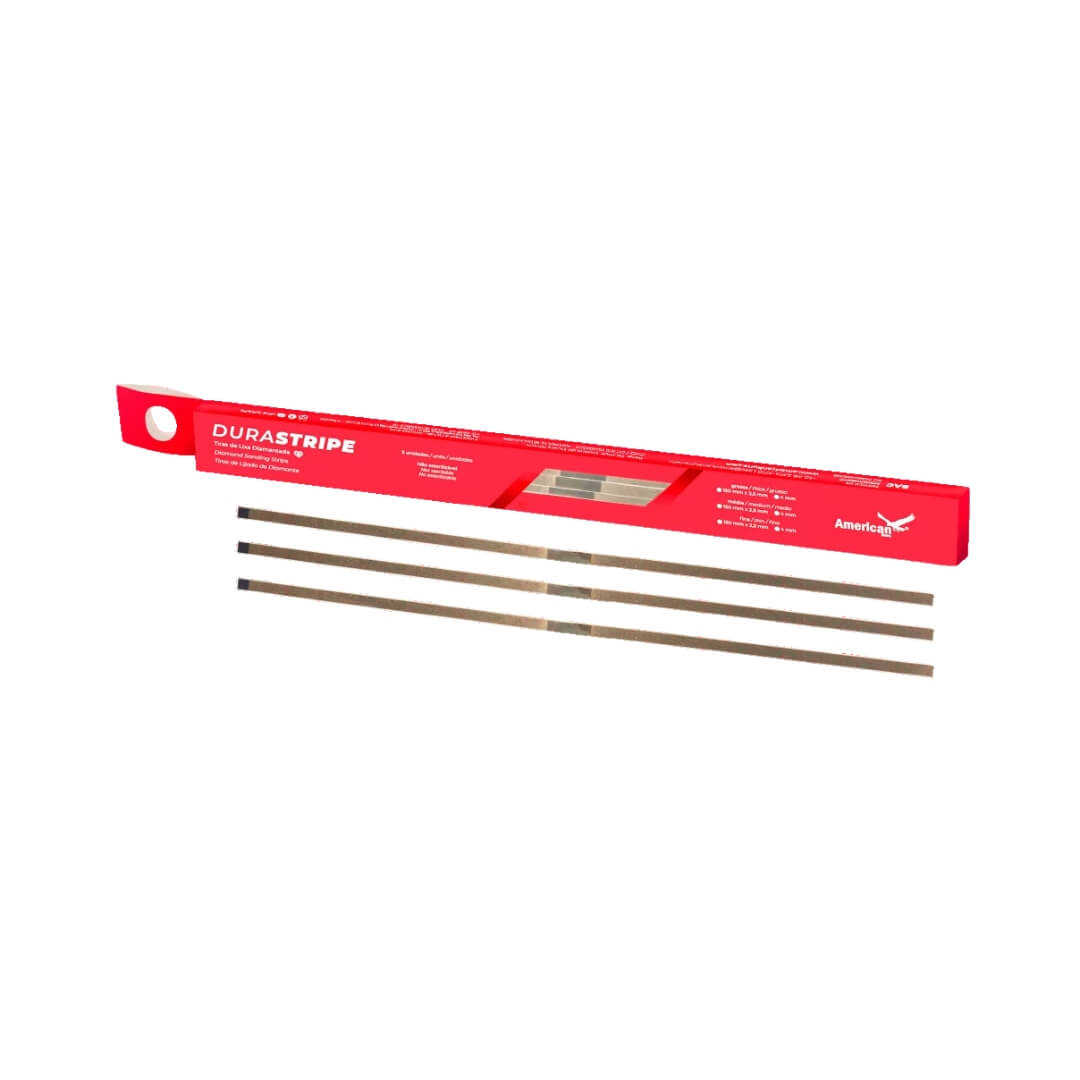 Tira de Lixa Diamantada Serrilhada Durastripe - American Burrs - Dental Access