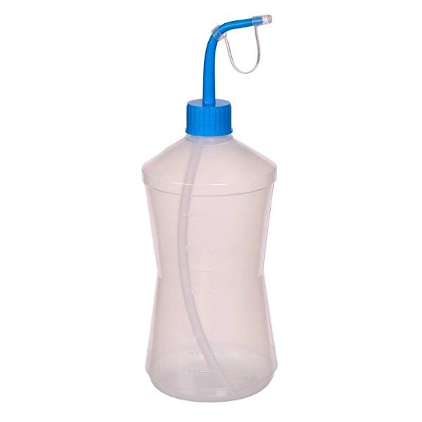 Almotolia Translúcida Bico Curvo Azul com Cânula - Jprolab - Dental Access