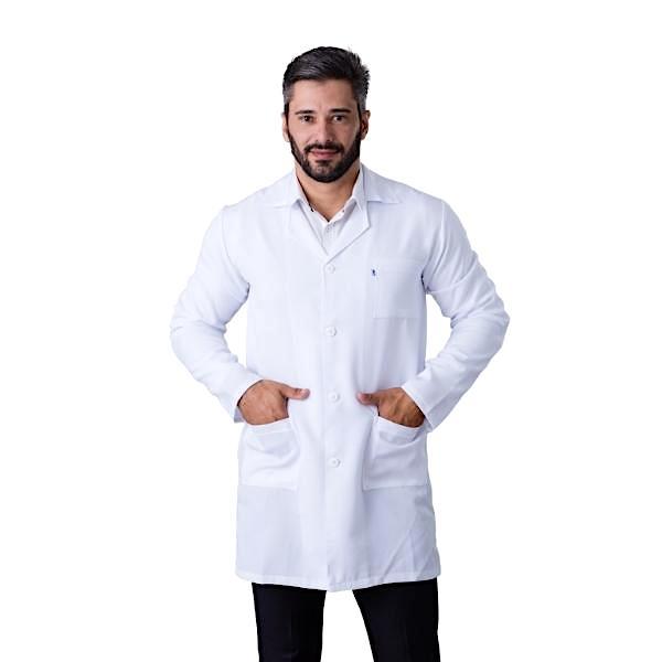 Jaleco Unisex Oxford Manga Longa Básico - Namastê - Dental Access