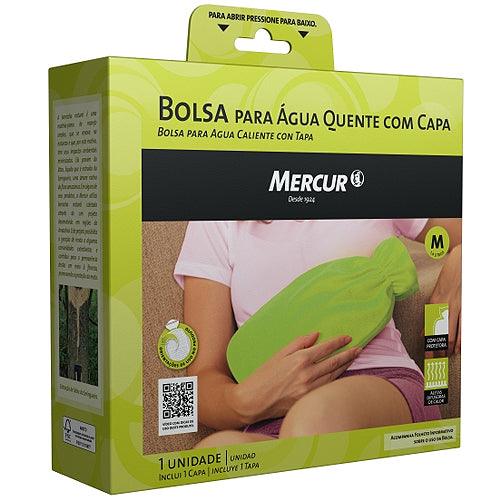 Bolsa para Água Quente Média Bordô com Capa Verde - Mercur - Dental Access