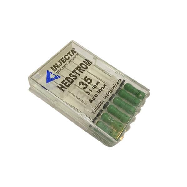 Limas Hedstrom 31MM Caixa com 6 Unidades - Injecta - Dental Access