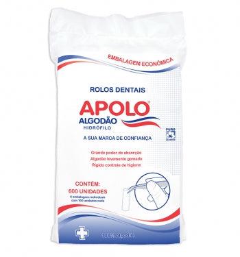 Rolo Dental Branco de Algodão - Apolo - Dental Access