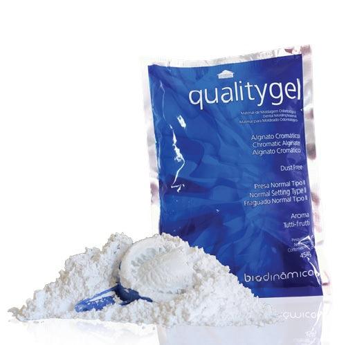 Alginato Qualitygel Tutti Frutti 454g Presa Normal - Biodinâmica - Dental Access