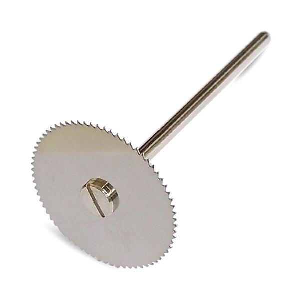 Disco Serrilhado em Aço Inox DSA e Mandril A2 - Dhpro - Dental Access