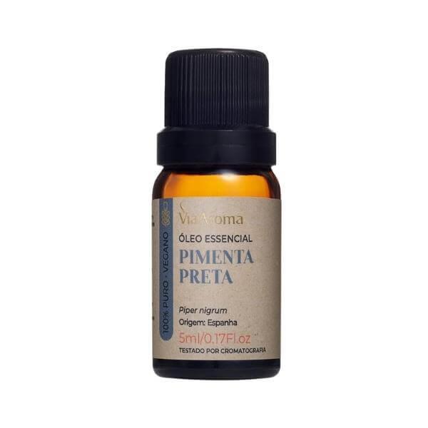 Óleo Essencial de Pimenta Preta 5ml - Via Aroma