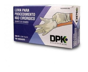 Luva Latex Para Procedimento Com Pó P 50 Pares - Descarpack