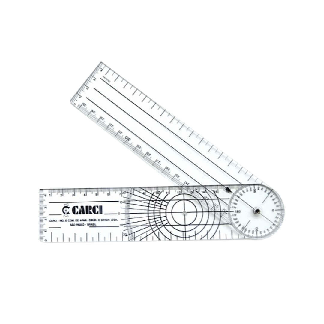 Goniômetro Grande 360º 22cm x 2,0mm em PVC - Carci - Dental Access