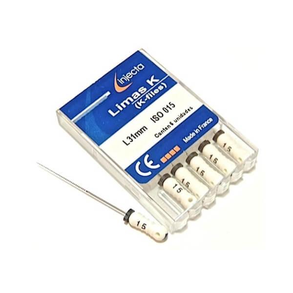 Lima K-File 31mm 1ª Série - Injecta - Dental Access