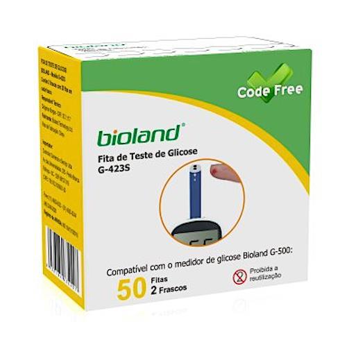Fita para Teste de Glicose G-423S Code Free 50 UN - Controller Band - Dental Access