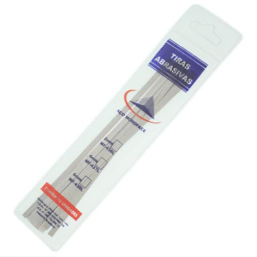 Tiras Abrasivas de Aço 4 MM com 12 UN Monoface - Fava - Dental Access