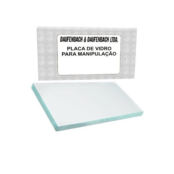 Placa de Vidro Grossa para Manipulação Lisa - Daufenbach - Dental Access